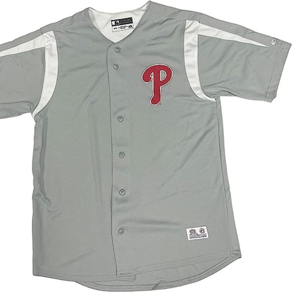 Philadelphia Phillies Other - New w Tags Philadelphia Phillies Gray Baseball Jersey Multiple Sizes